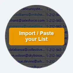 Import / Paste Your List