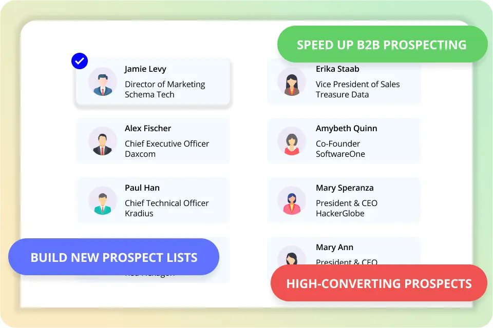 Build New Prospect Lists Effortlessly & Prospect like a Pro