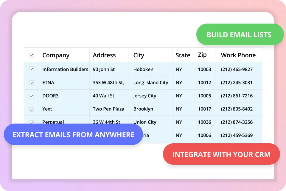 Extract Emails from Anywhere & Build Email Marketing Lists in no Time