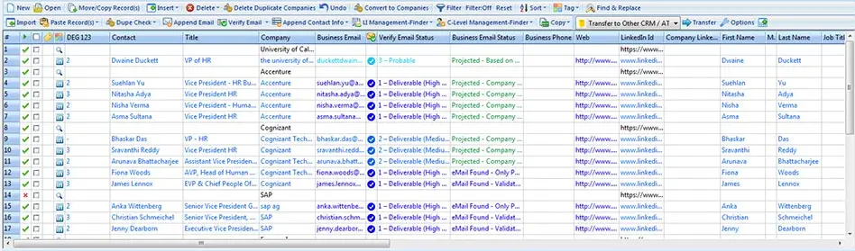 Software to Find Hiring Managers and their Contact Information